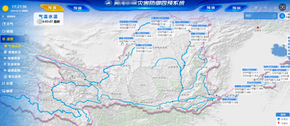 市级山洪灾害监测预警平台